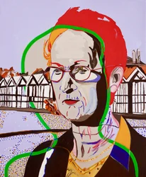 La Nef des fous : Marie Therese, 2020 (óleo sobre lienzo)
