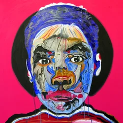 Surportrait : Andy Warhol  Romaric, 2005 (óleo sobre lienzo)