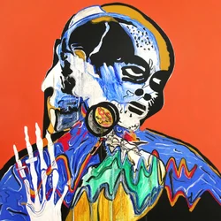Surportrait: Danse macabre, Pickenheim, 2005 (óleo sobre lienzo)
