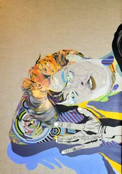 Surportrait: Hippolyte, acto 2, 2016 (óleo sobre lienzo)