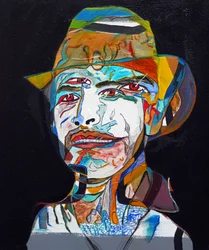 Surportrait : Marcos Alejandro Rosas Jassan, 2014 (óleo sobre lienzo)