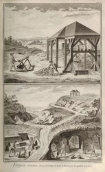 Trabajos de hierro. De la Encyclopédie de Denis Diderot y Jean Le Rond d