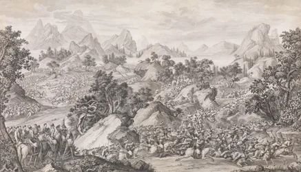 La batalla de Qos-qulaq, 1774