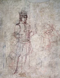 Adoración de los Magos (detalle de sinopia)