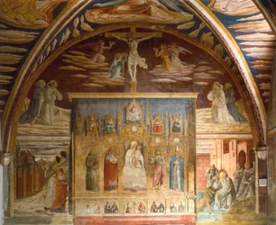 Ciclo de frescos que representan la vida de Cristo y San Jerónimo