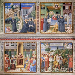 Episodios de la vida de San Agustín, 1463-65