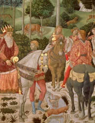Piero de Medici (1416-69) como Gaspar, (detalle)