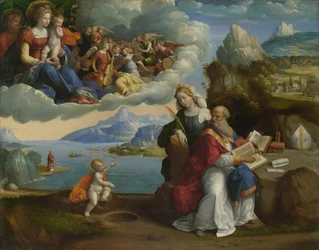 La visión de San Agustín, c. 1520