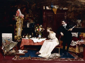 Presentando su retrato