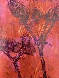 Vibrantes árboles abstractos