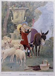 Pastorcitos - Por Boutet de Monvel, principios del siglo XX.