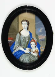Lady Catherine Darnley, Duquesa de Buckingham (esmalte)