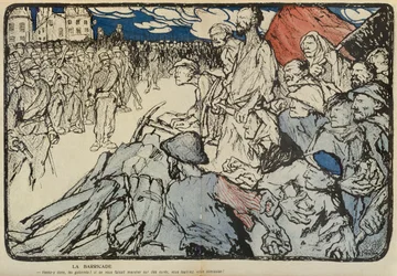 La barricada, ilustración de "L