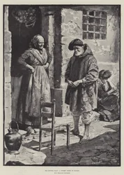 Su mejor mitad, una escena callejera en Nápoles