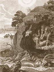 Aristeo Obliga a Proteo a Revelar sus Oráculos, 1731