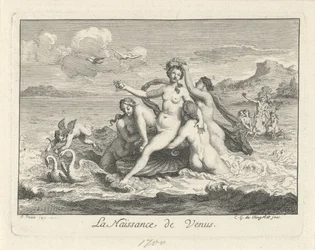 Geboorte de Venus El nacimiento de Venus (título sobre el objeto)