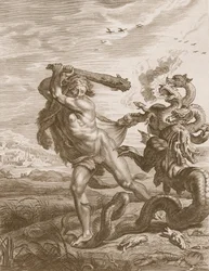 Hércules lucha contra la Hidra de Lerna, 1731