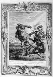 Hércules lucha contra la hidra de Lerna, 1733