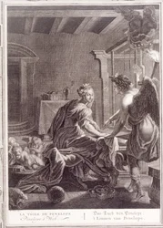 Penélope en su telar, 1731