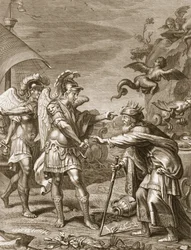 Fíneo es liberado de las arpías por Calais y Zetes, 1731