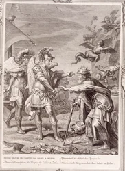 Fíneo es liberado de las arpías por Calais y Zetes, 1731