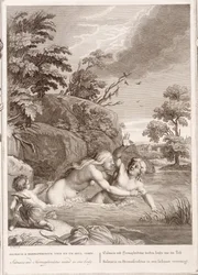 Salmacis y Hemaphroditus Unidos en Un Cuerpo, 1731