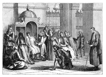 La confesión, 1885