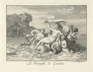 Triomf de Galatea El triunfo de Galathea (título sobre el objeto)