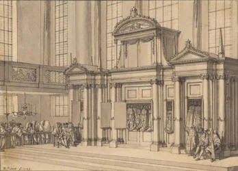 Alegría de la Ley en la sinagoga portuguesa de Ámsterdam