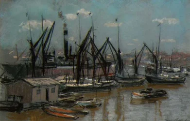 Escena del puerto