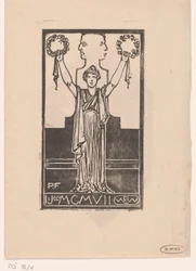 Mujer con túnica romana