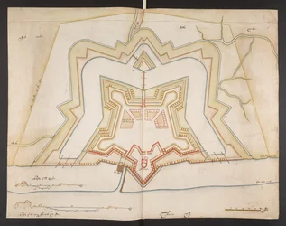 Plano del fuerte de Tilbury