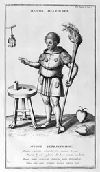 Una representación de diciembre, 1757