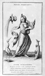 Una representación de febrero, 1757
