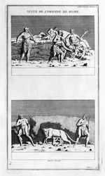 El origen de Roma, 1757