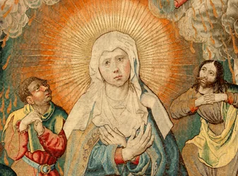 Flemish tapestry. Passion of Jesus (Pasión de Cristo o Pasión del Señor Pentecostés). National Heritage (Patrimonio Nacional) inv 10005817.