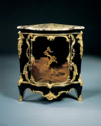 Una de un par de encoignures de Luis XV, c.1750