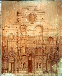 Fachada de la catedral (duomo) de Florencia