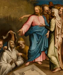 Capilla del SS Sacramento, primer tramo lado sur, Lavado de los pies