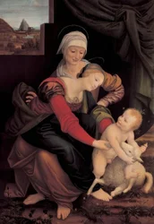 Santa Ana, la Virgen y el Niño
