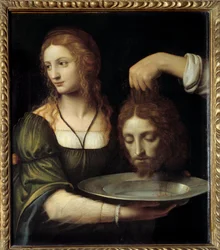 Salomé recibiendo la cabeza de San Juan Bautista