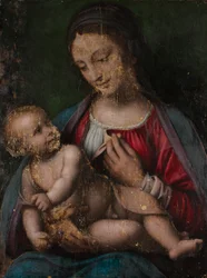 Virgen con el Niño, c.1500 (óleo sobre madera)