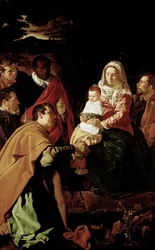La adoración de los Magos, c.1619 (óleo sobre lienzo)
