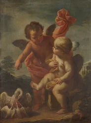 Cupidos con Gansos