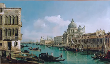 Vista del Gran Canal: Santa Maria della Salute y la Dogana desde Campo Santa Maria Zobenigo