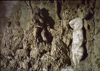 Vista interna de la cueva de Boboli. (detalle) 1583-1588