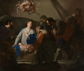 Adoración de los pastores, c.1650