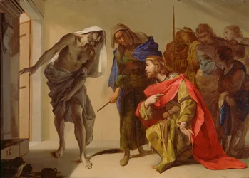 La sombra de Samuel invocada por Saúl, c.1655