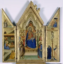 Tríptico con Madonna y Niño