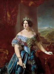 Retrato de Isabel II de España (Isabel de Borbón) (1830-1904).